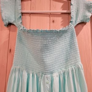 Light blue babydoll dress